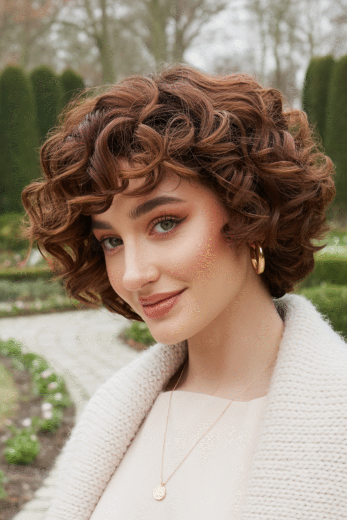 15 Lob Hairstyles for Thick Hair 6 Curly Side Parted Lob