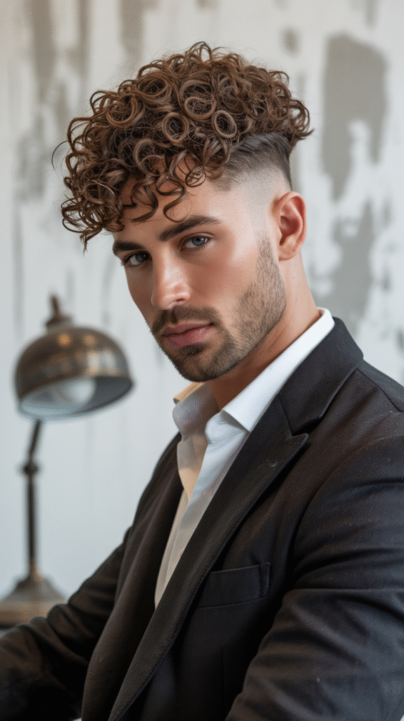 19 Formal Hairstyles for Men 10 Curly Top