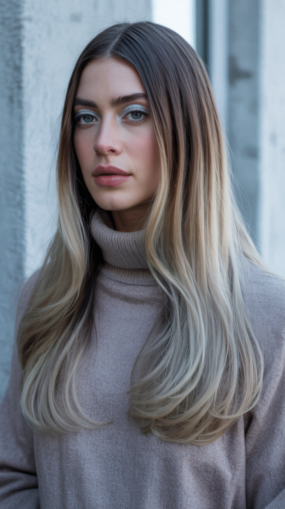 Dark to Light Ash Blonde Balayage