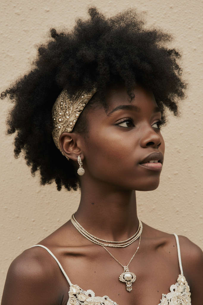 17 Awkward Length 4c Hairstyles 7 Decorative Headband Styles
