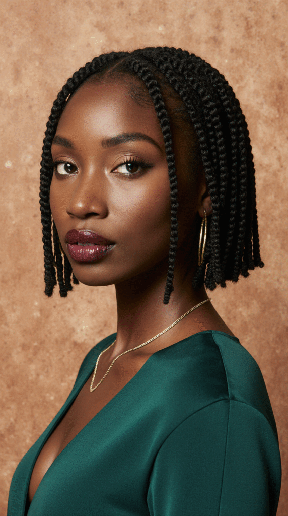 15 Stunning Short Crochet Twist Hairstyles 11 Defined Crochet Twist Bob