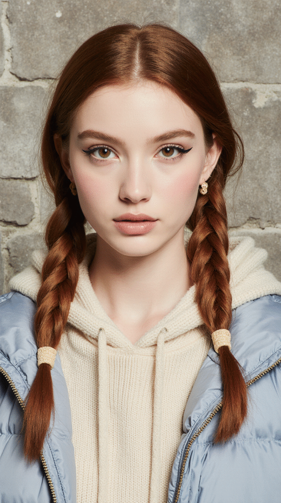 Double Braided Pigtails