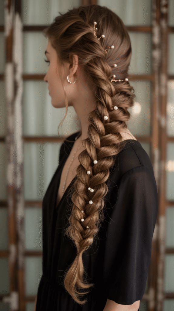23 Formal Hairstyles for Long Hair 15 Fishtail Braid