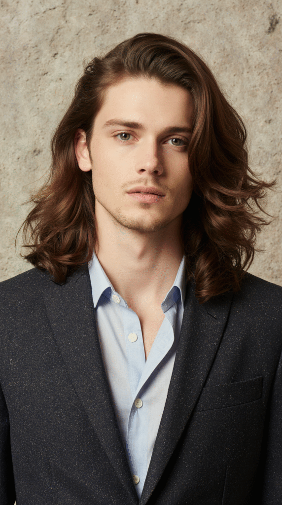 19 Formal Hairstyles for Men 9 Flowing Waves