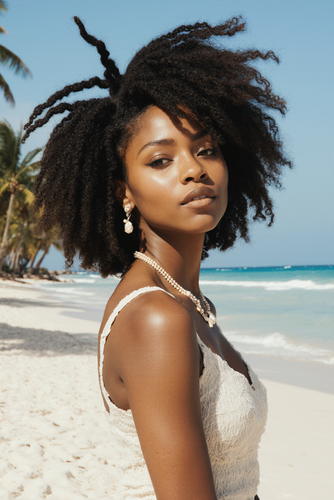 Freeform Short Dreadlocks Ideal for the Beach