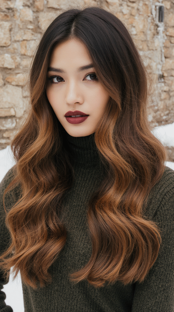 19 Winter Highlights for Brown Hair 4 Grim Reaper Chest Tattoo