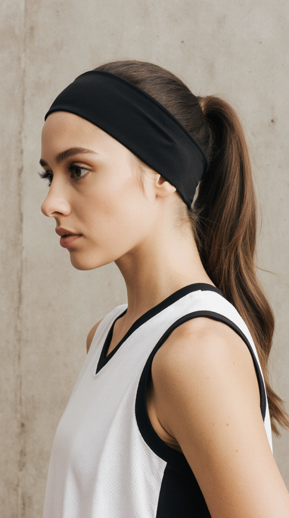 30 Top Basketball Hairstyles 10 Loose Ponytail with a Headband