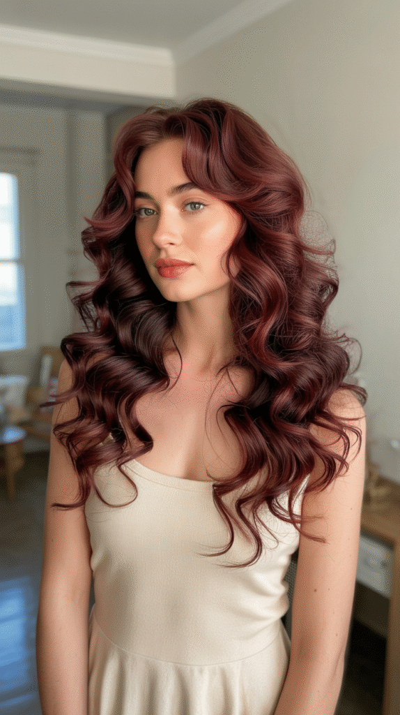 17 Cherry Cola Balayage Ideas 8 Luxurious Cherry Cola Curls
