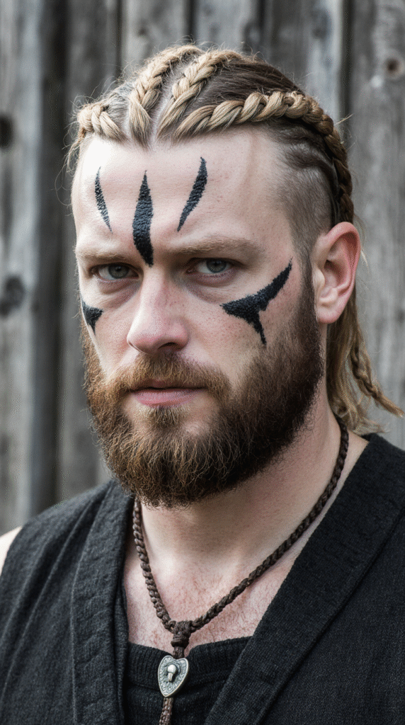 19 Halloween Hairstyles for Men 17 Patchwork Sleeve Tattoo
