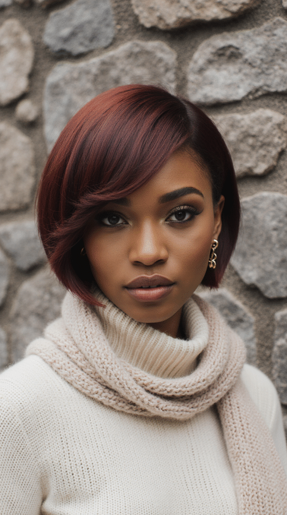 10 Red Bob Hairstyles for Black Women 7 Pixie Bob