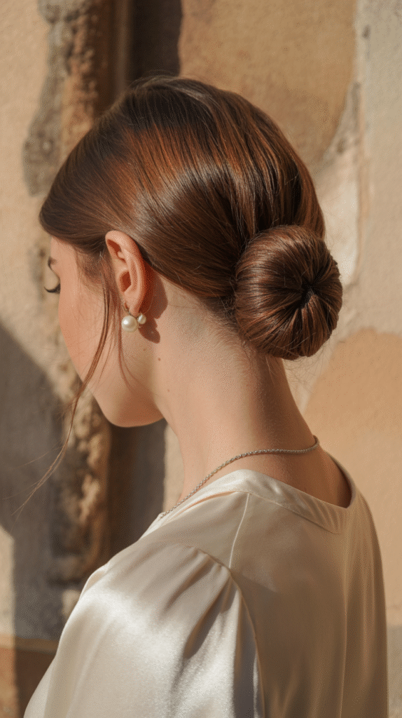 23 Formal Hairstyles for Long Hair 8 Polished Low Bun