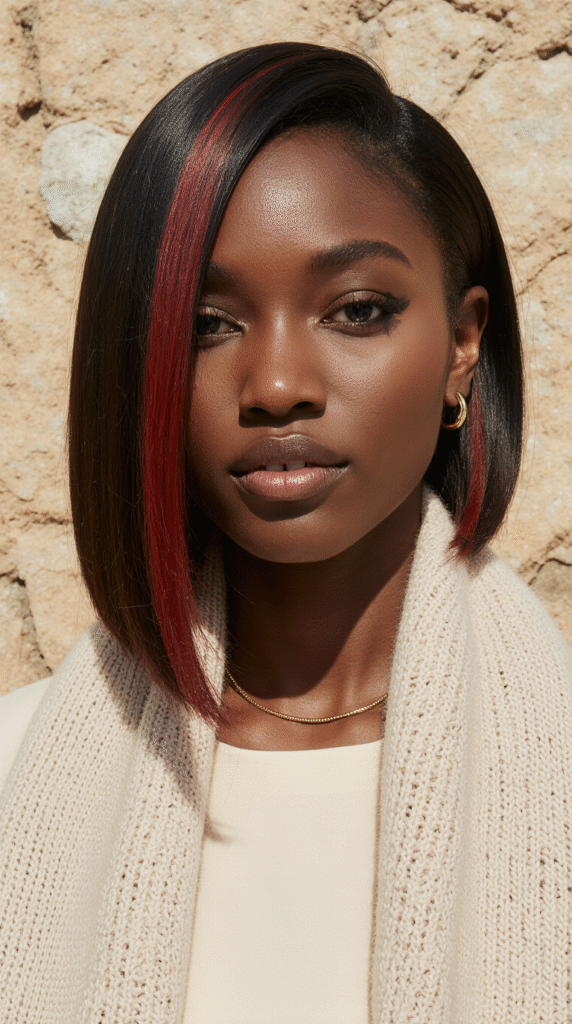 10 Red Bob Hairstyles for Black Women 11 Red Highlights Bob