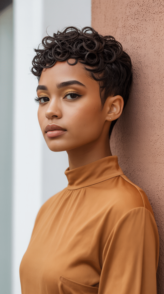 15 Trendy Pixie Hairstyles for Black Women 16 Short Tapered Pixie with Sharp Lines