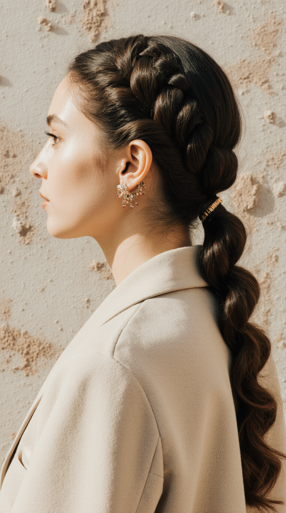 21 Sleek Ponytail Hairstyles 20 Short Voluminous Rope Ponytail