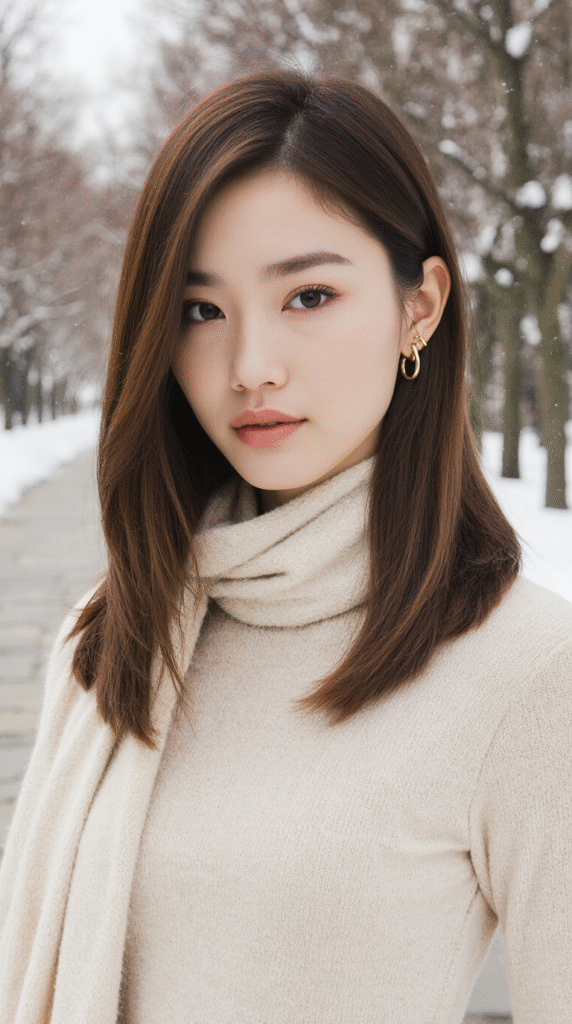 15 Lob Hairstyles for Thick Hair 14 Sleek and Straight Asymmetrical Lob
