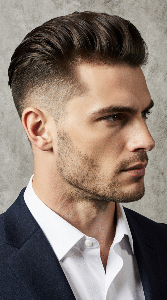 19 Formal Hairstyles for Men 11 Slicked Back