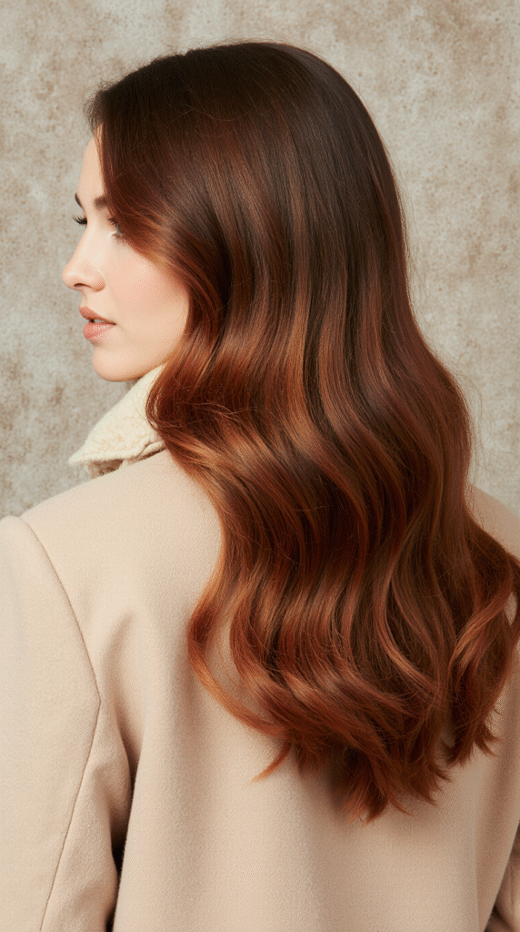 17 Red Copper Balayage Ideas 2 Soft Copper Ombre Waves 1