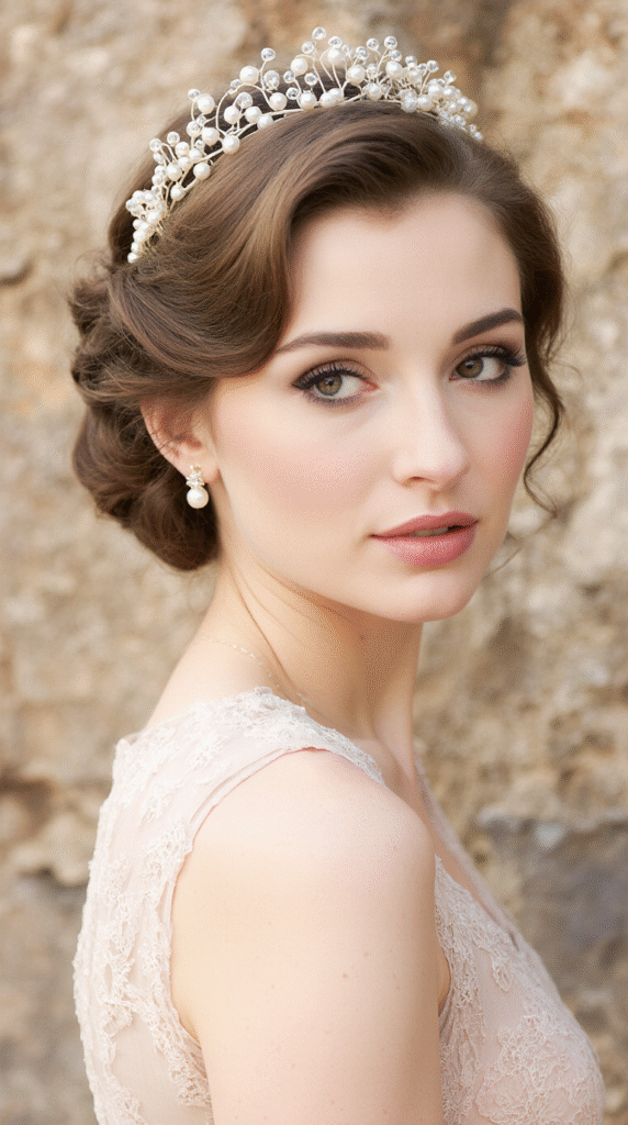 29 Formal Hairstyles for Short Hair 23 Soft Vintage Inspired Updo