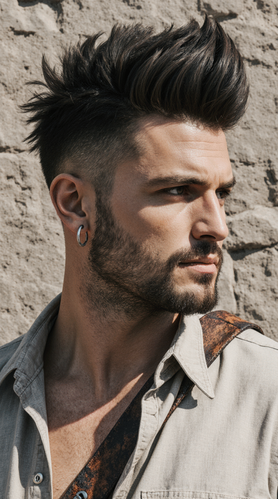 22 Pirate Hairstyles for Men 23 Spiked Up Mohawk