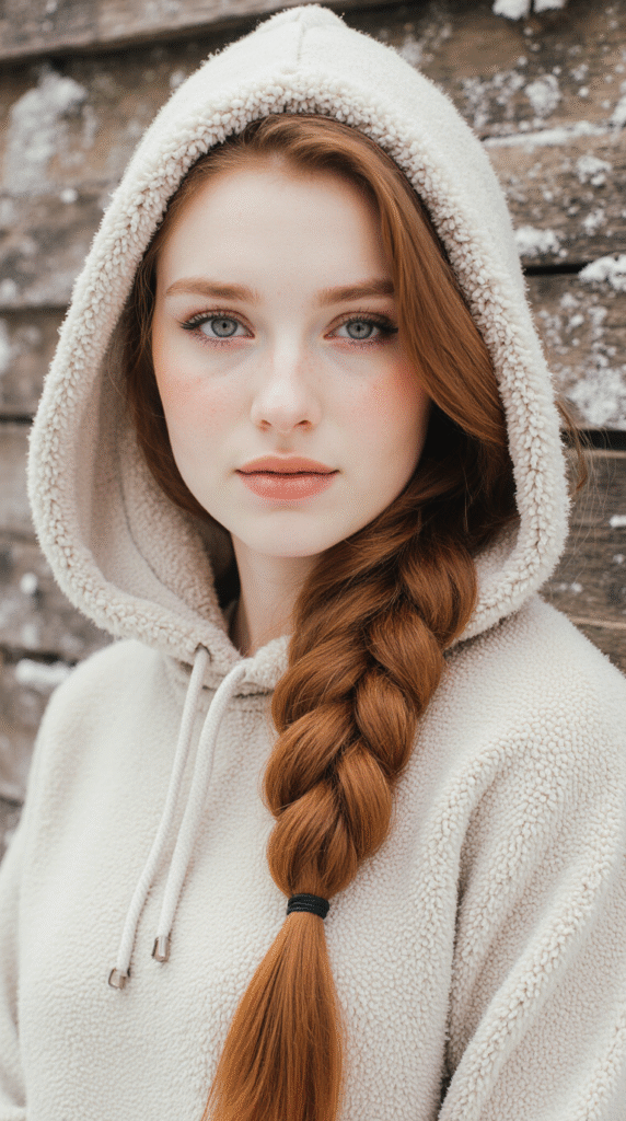 Thick Side Braid with Hood