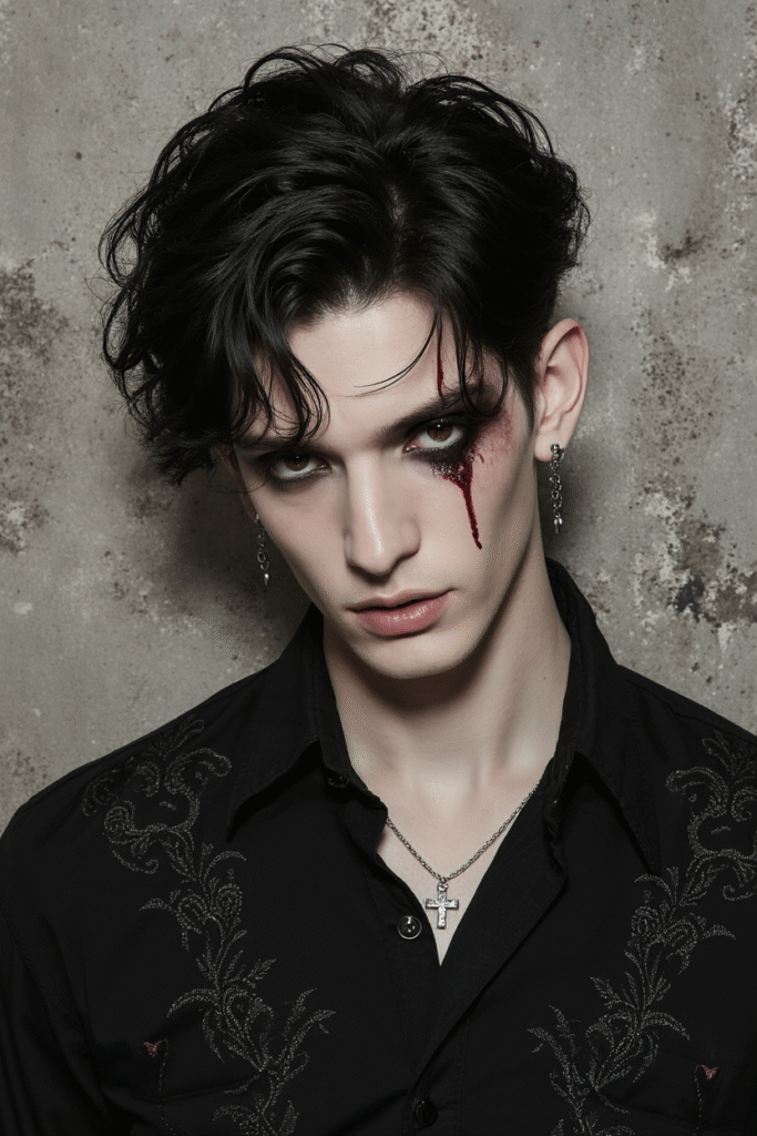 Tousled Gothic Waves