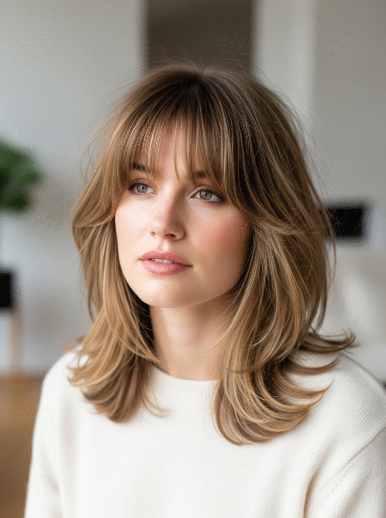19 Flawless Fine Hair with Bangs Hairstyles