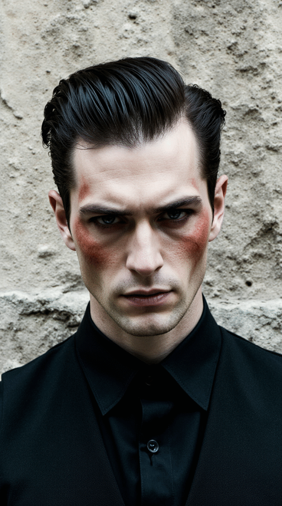 19 Halloween Hairstyles for Men 15 Victorian Devil Textured Curls with Horns