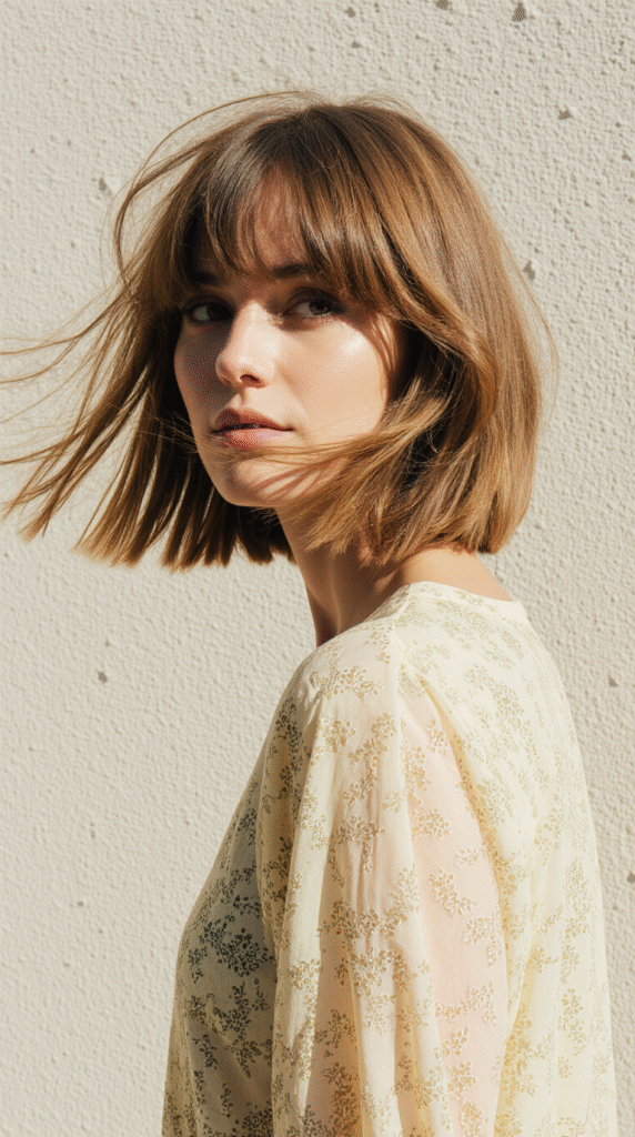 24 Gorgeous Straight Hairstyles 23 Wind Swept Straight Layers