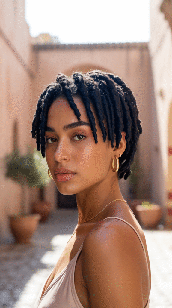 15 Thin Locs Hairstyles 9 a captivating portrait photograph of a b TYUwtE4STzWAmT MWk 15Q D2 2pv1bTNiNl9mWw5dSIw