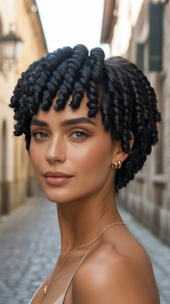 15 Stunning Short Crochet Twist Hairstyles 12 a refined portrait photograph showcases Z72KMTkXT WKT1JJnTMCWg hVcGWveFTbW5EXpH1gD2Gw