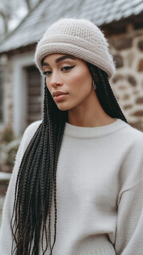 22 Beanie Hairstyles for Black Women 8 a soft natural light portrait photograph 6ZqzIaOTQlyPdPQ7H4HjNQ jP 5OoJAR0eJ2QEcV1MKqA