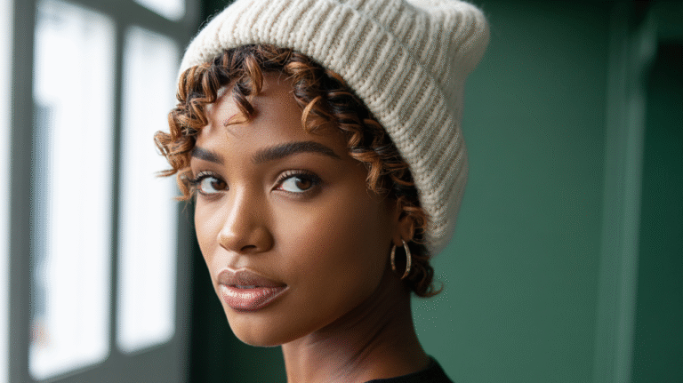 22 Beanie Hairstyles for Black Women