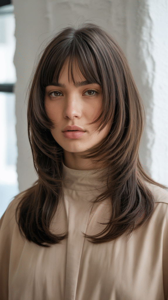 24 Gorgeous Straight Hairstyles 11 a striking studio portrait photograph of ICQhXF14S6S68O zsoHMRA SNMdruLqRFiPUxvPMSNXIQ
