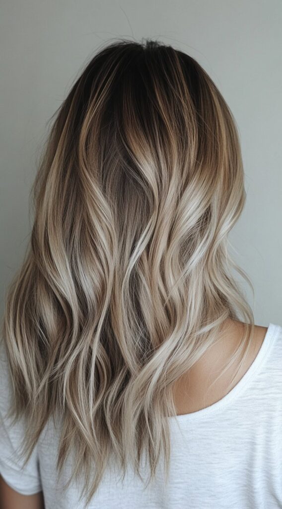 25 Highlights on Dirty Blonde Hair: From Subtle to Bold Transformations 24 ash blonde highlights on dirty blonde hair with soft waves