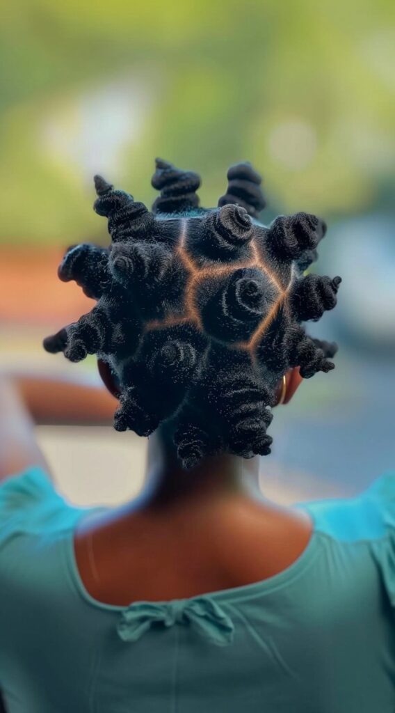 23 Protective Hairstyles for Curly Hair: Gorgeous and Effective Ideas 1 bantu knots