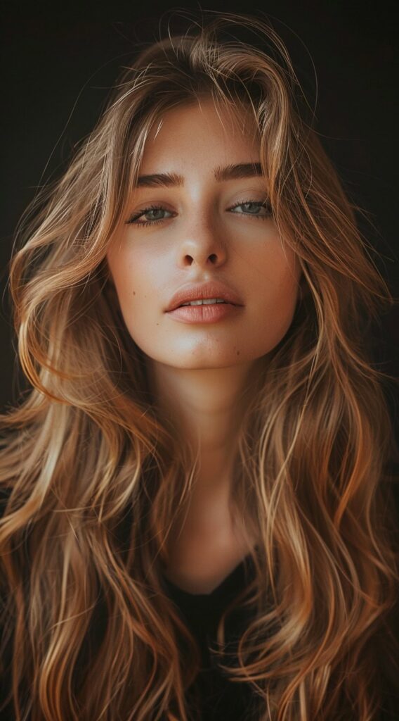 27 Long Hairstyles With Layers 10 beach waves with subtle layers