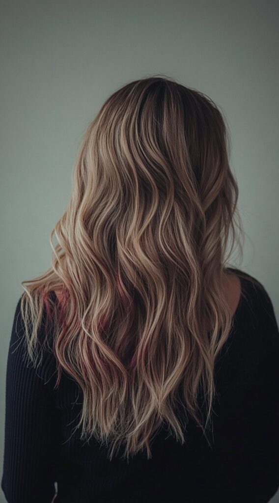 17 Cherry Cola Balayage Ideas: Add Depth and Drama to Your Locks 15 blonde balayage with cherry cola tips