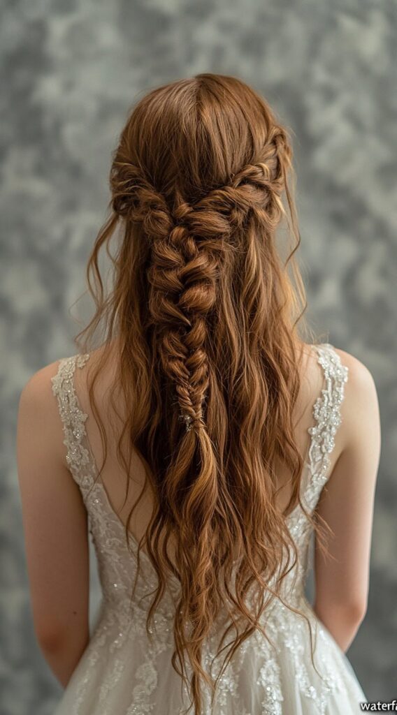 23 Formal Hairstyles for Long Hair: Elegant Ideas for Every Occasion 16 boho inspired braided half updo