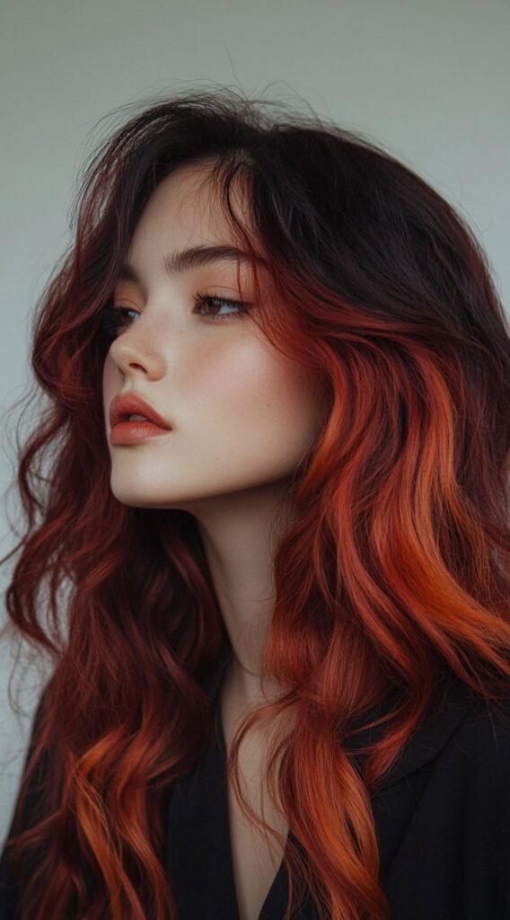 17 Red Copper Balayage Ideas: Stunning Ways to Add Warmth and Style to Your Hair 17 bold red and copper blend
