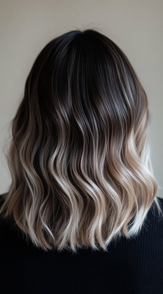 24 Winter Balayage Ideas for Brunettes: Subtle and Bold Hairstyles for a Fresh Winter Glow 2 brunette to ash blonde soft waves