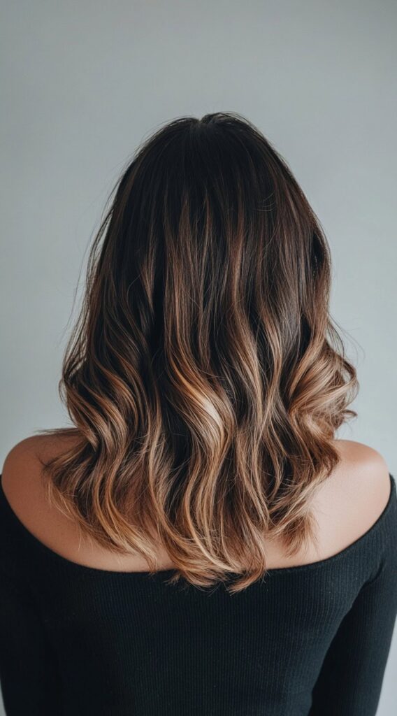 23 Winter Blonde Balayage Ideas: Stunning Hairstyles to Brighten Your Look This Season 3 caramel blonde balayage on shoulder lenght hair