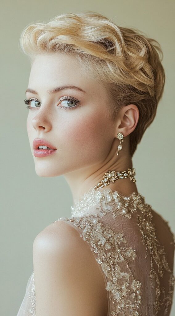 37 Formal Hairstyles for Short Hair: Elegant and Chic Ideas for Any Occasion 33 classic finger wave pixie