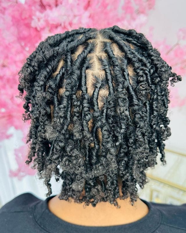 12 Two-Strand Twist Locs Hairstyles: Stunning and Unique Styles for Women 1 classic short two strand twist starter locs