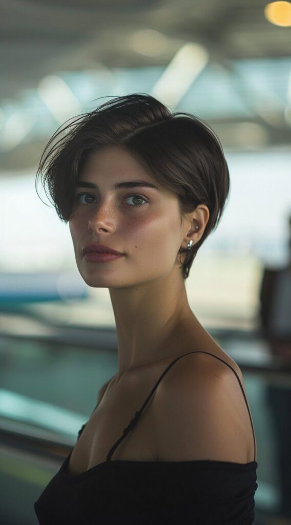 29 Airport Hairstyles for Short Hair: Trendy and Easy Ideas for Travel 18 classic tapered bob