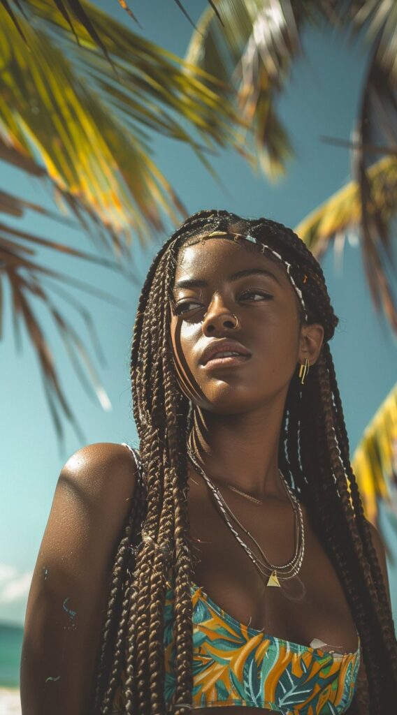 10 Vacation Hairstyles for Black Women: Stunning Ideas for Your Next Getaway 1 crochet braids