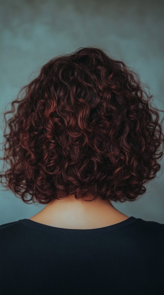 17 Cherry Cola Balayage Ideas: Add Depth and Drama to Your Locks 4 curly bob with cherry cola pop
