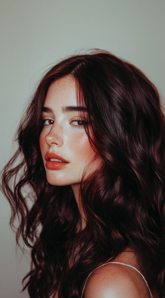 17 Cherry Cola Balayage Ideas: Add Depth and Drama to Your Locks 17 dark cherry cola curls