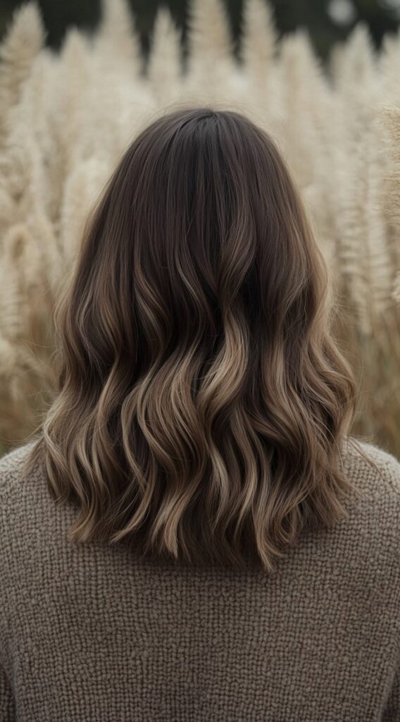 24 Winter Balayage Ideas for Brunettes: Subtle and Bold Hairstyles for a Fresh Winter Glow 3 dimensional brunette balayage with warm highlights