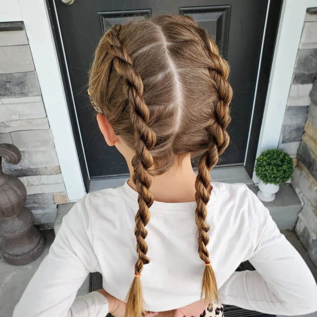 17 Protective Hairstyles for Straight Hair: Elevate Your Look with These Stunning Ideas 13 double box rope braids
