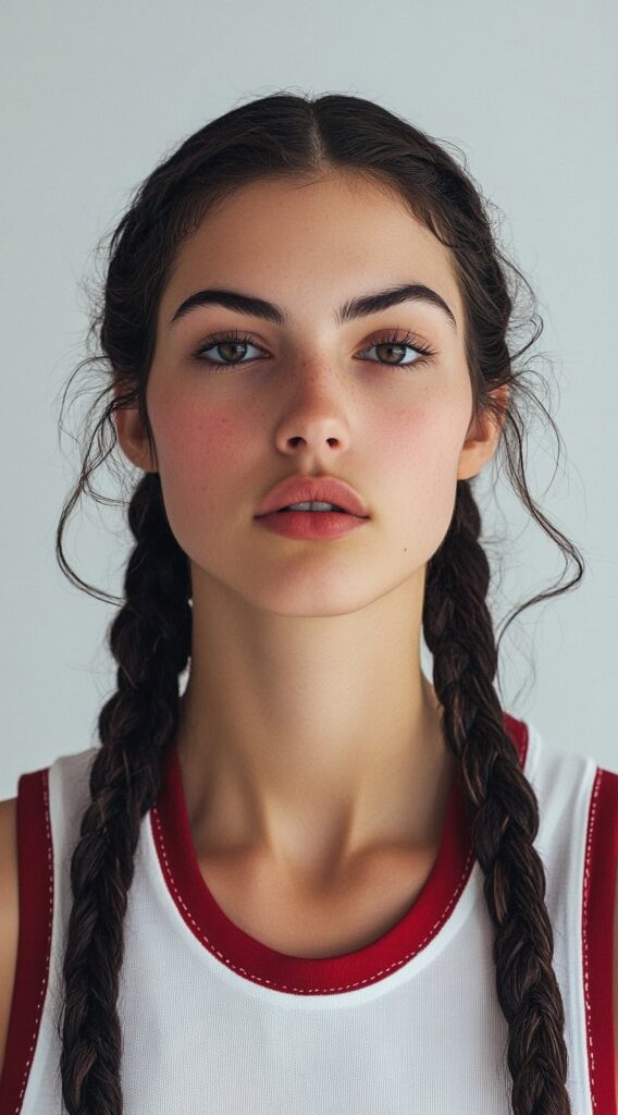 36 Top Basketball Hairstyles: Practical and Stylish Ideas for the Court 7 double dutch braids